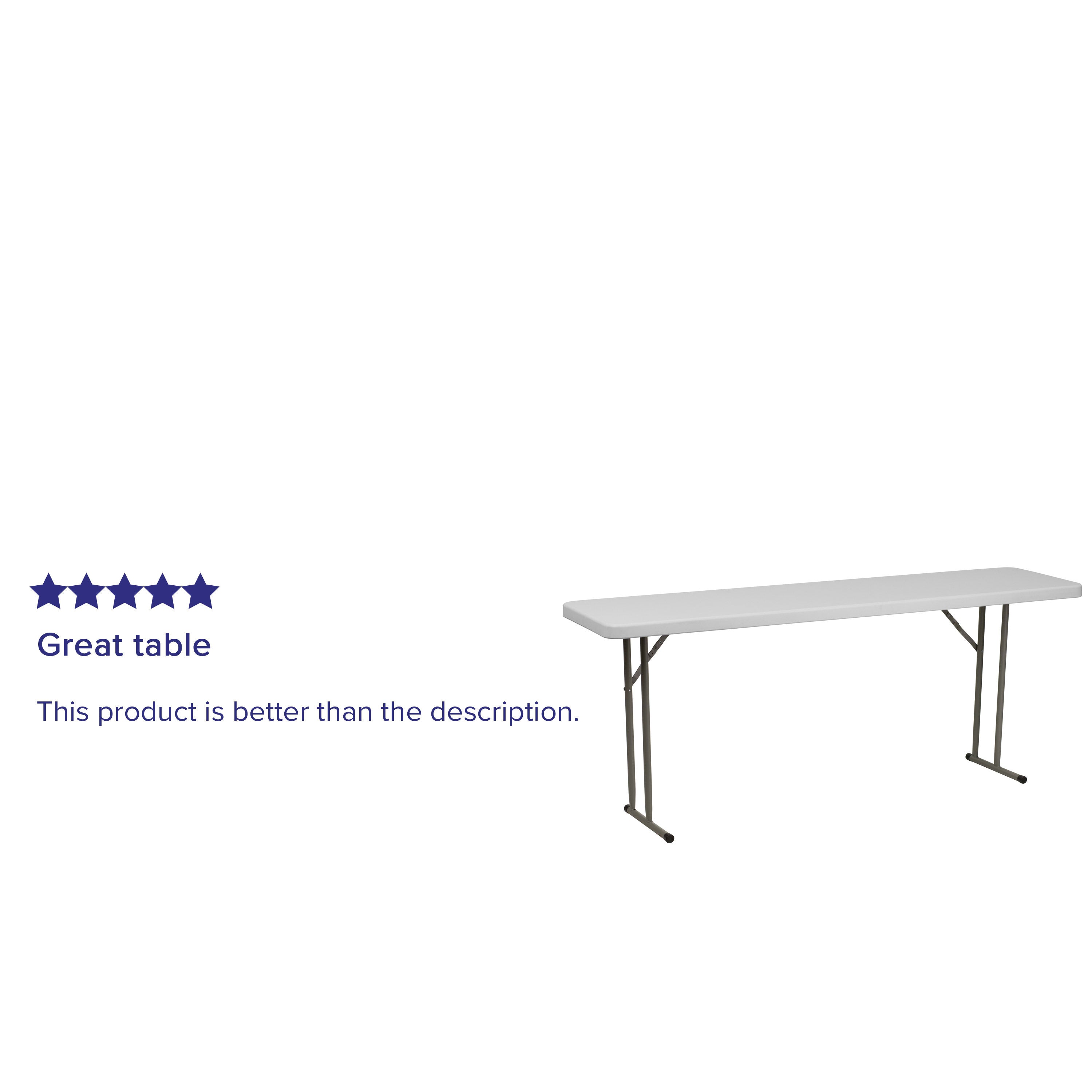6-Foot Folding Training Table RB-1872- – BizChair