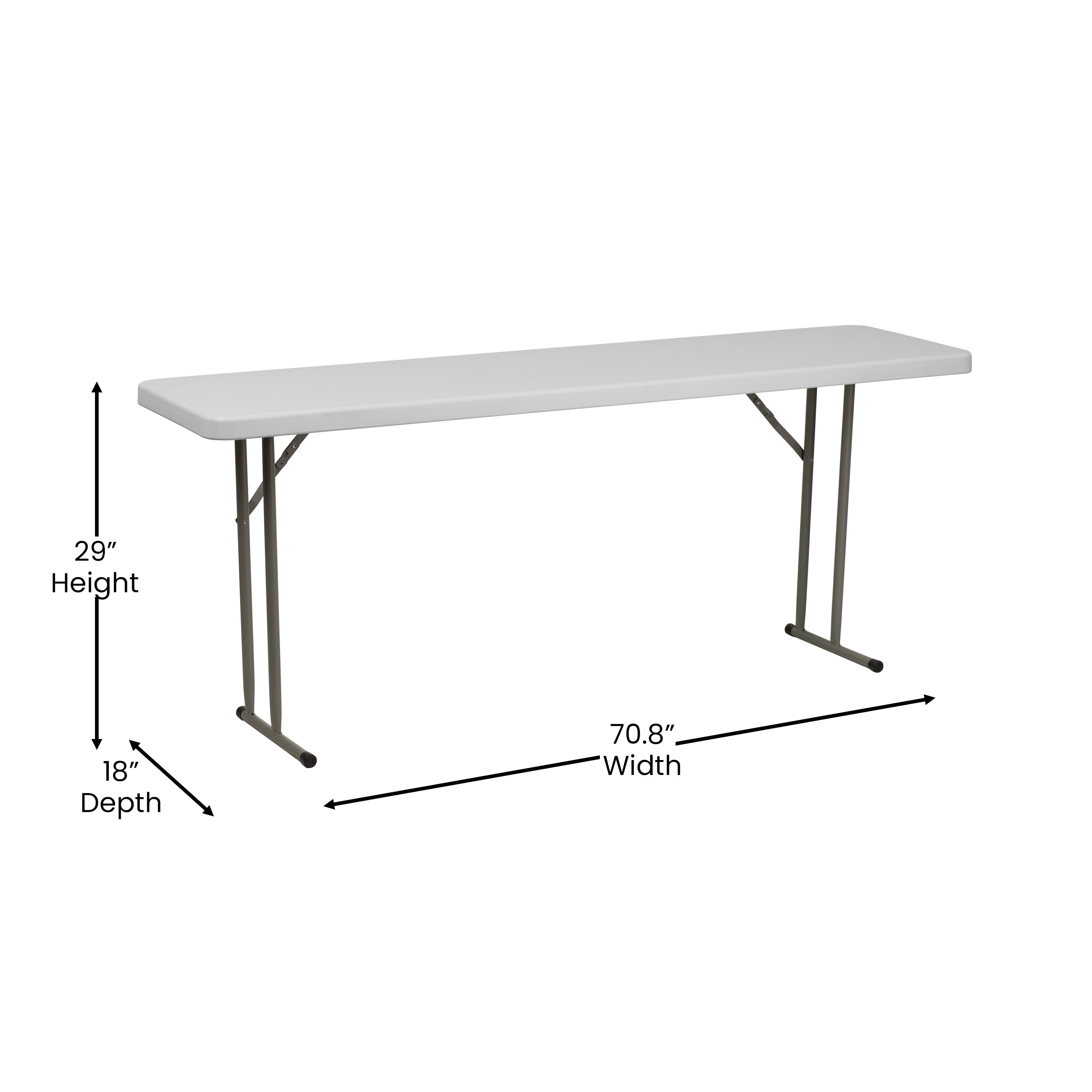 6 Foot Folding Training Table RB 1872 BizChair