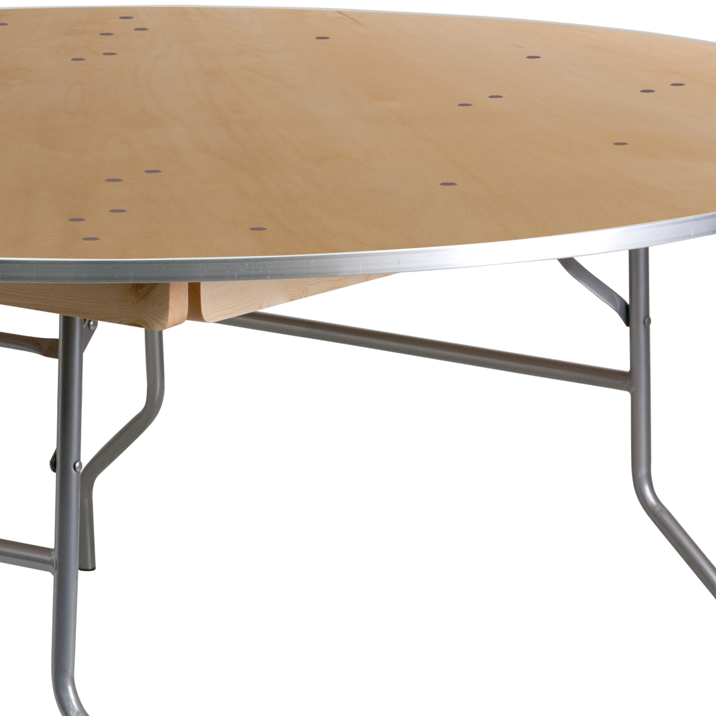 BizChair Birchwood Folding Banquet Table - Thumbnail 3