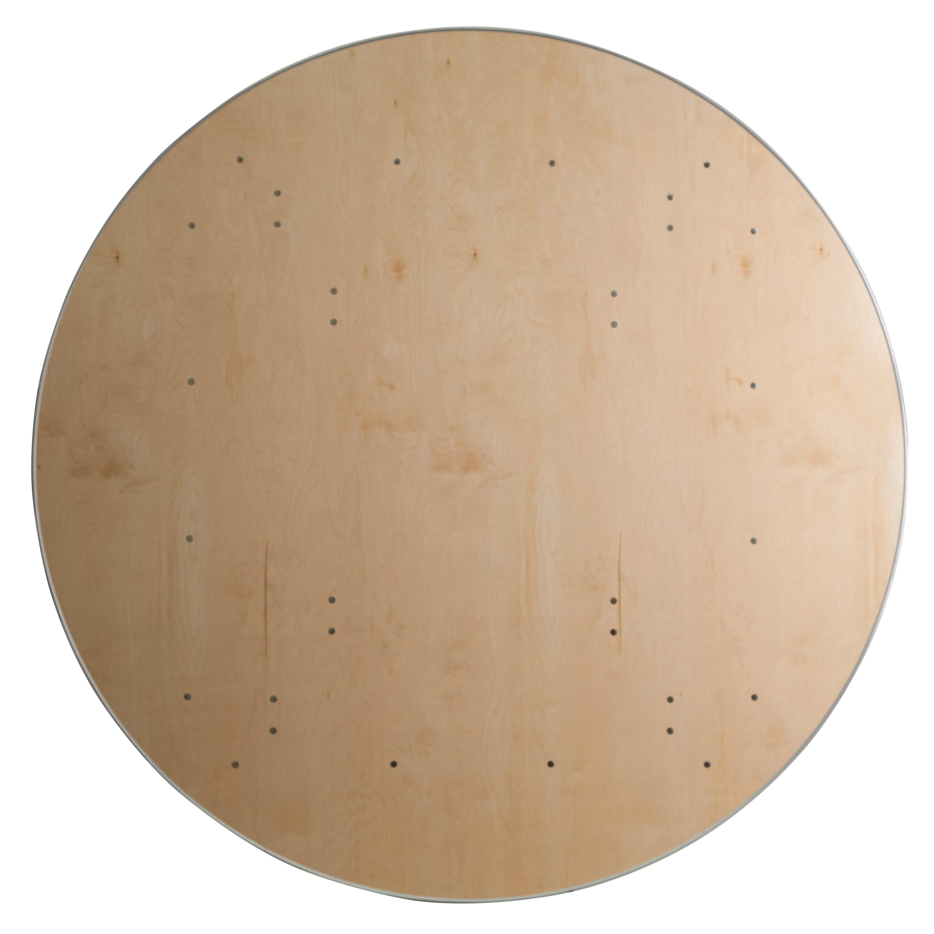 BizChair Birchwood Folding Banquet Table - Thumbnail 2