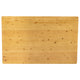 Light Natural |#| 60" x 38" Rectangular Light Natural Solid Pine Farm Dining Table
