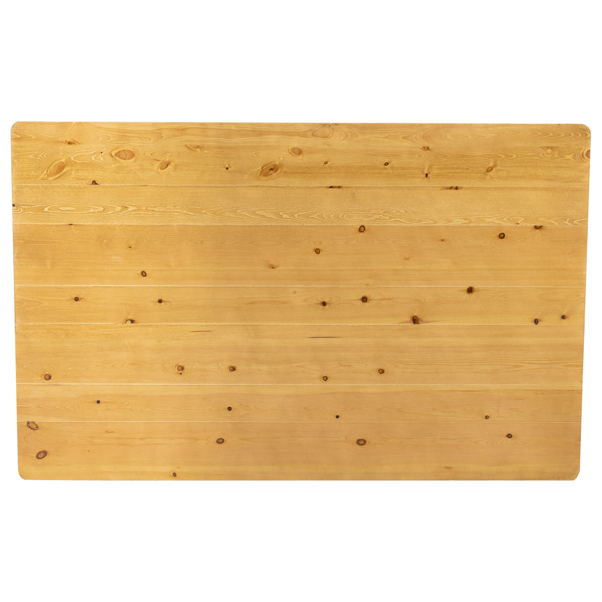 Light Natural |#| 60" x 38" Rectangular Light Natural Solid Pine Farm Dining Table