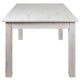 Antique Rustic White |#| 60" x 38" Rectangular Antique Rustic White Solid Pine Farm Dining Table