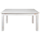 Antique Rustic White |#| 60" x 38" Rectangular Antique Rustic White Solid Pine Farm Dining Table