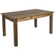 Antique Rustic |#| 60" x 38" Rectangular Antique Rustic Solid Pine Farm Dining Table