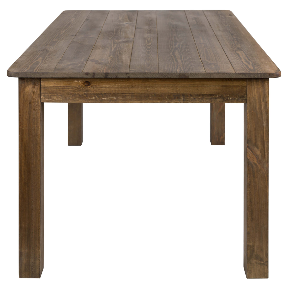 Antique Rustic |#| 60" x 38" Rectangular Antique Rustic Solid Pine Farm Dining Table