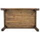 Antique Rustic |#| 60" x 38" Rectangular Antique Rustic Solid Pine Farm Dining Table