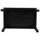 Black Wash |#| 60" x 38" Rectangular Black Wash Solid Pine Farm Dining Table