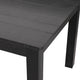 Black Wash |#| 60" x 38" Rectangular Black Wash Solid Pine Farm Dining Table