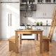 Light Natural |#| 60" x 38" Rectangular Light Natural Solid Pine Farm Dining Table