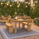 Light Natural |#| 60" x 38" Rectangular Light Natural Solid Pine Farm Dining Table