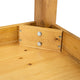 Light Natural |#| 60" x 38" Rectangular Light Natural Solid Pine Farm Dining Table