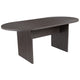 Rustic Gray |#| 6 Foot (72 inch) Classic Oval Conference Table in Rustic Gray - Meeting Table