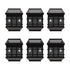 6 Pack Wall Mount LED Solar Lights - Weather Resistant Decorative Solar Powered Lights - Deck and Fencing Solar Lights