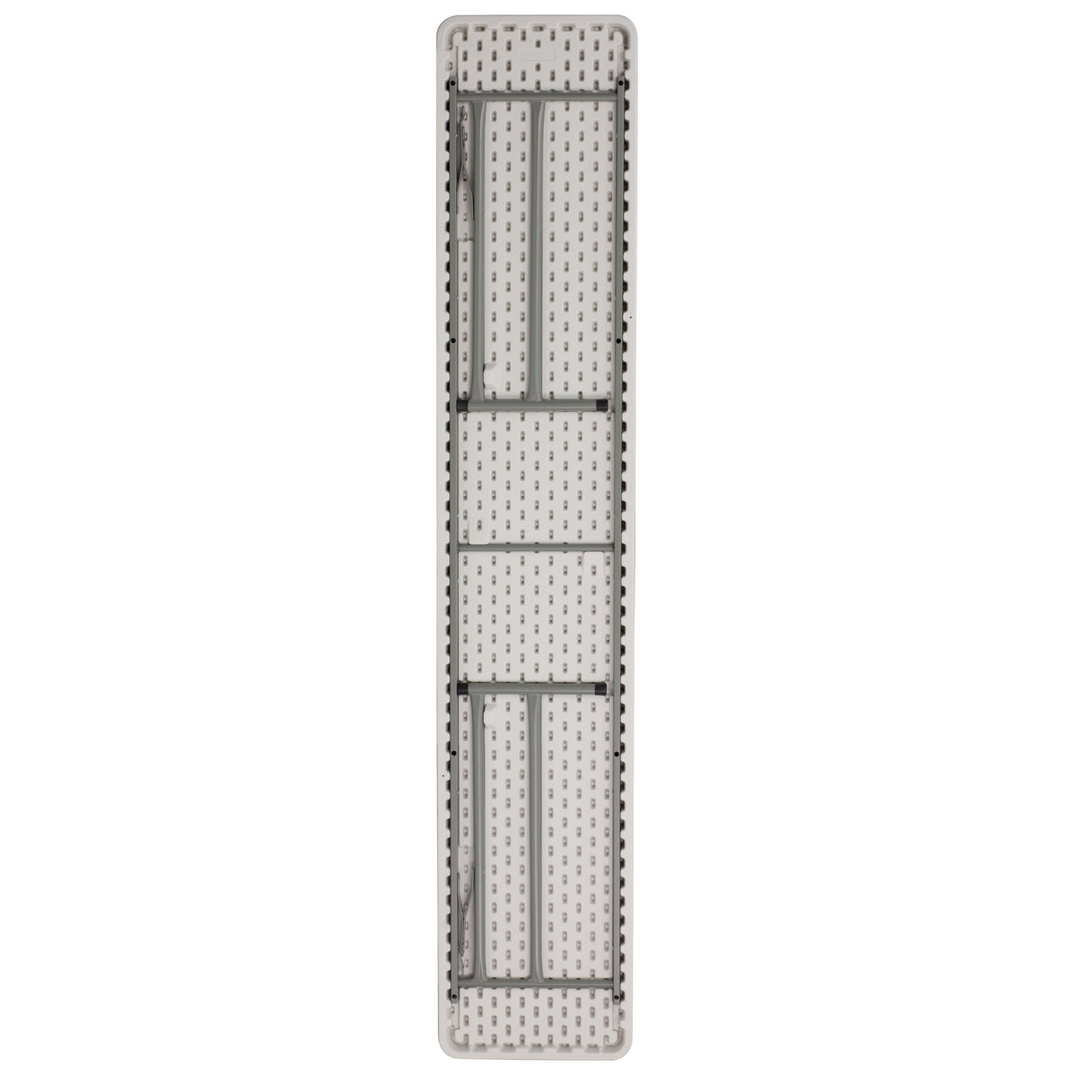 8-Foot Rectangle Granite White Plastic Folding Training / Seminar Table