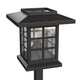 Black |#| All-Weather Lantern Design Solar Powered LED Landscape Lights in Black