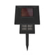 Black |#| All-Weather Lantern Design Solar Powered LED Landscape Lights in Black