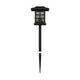 Black |#| All-Weather Lantern Design Solar Powered LED Landscape Lights in Black