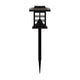 Brown |#| All-Weather Lantern Design Solar Powered LED Landscape Lights in Brown