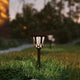Brown |#| All-Weather Tulip Design Solar Powered LED Garden & Pathway Lights in Brown
