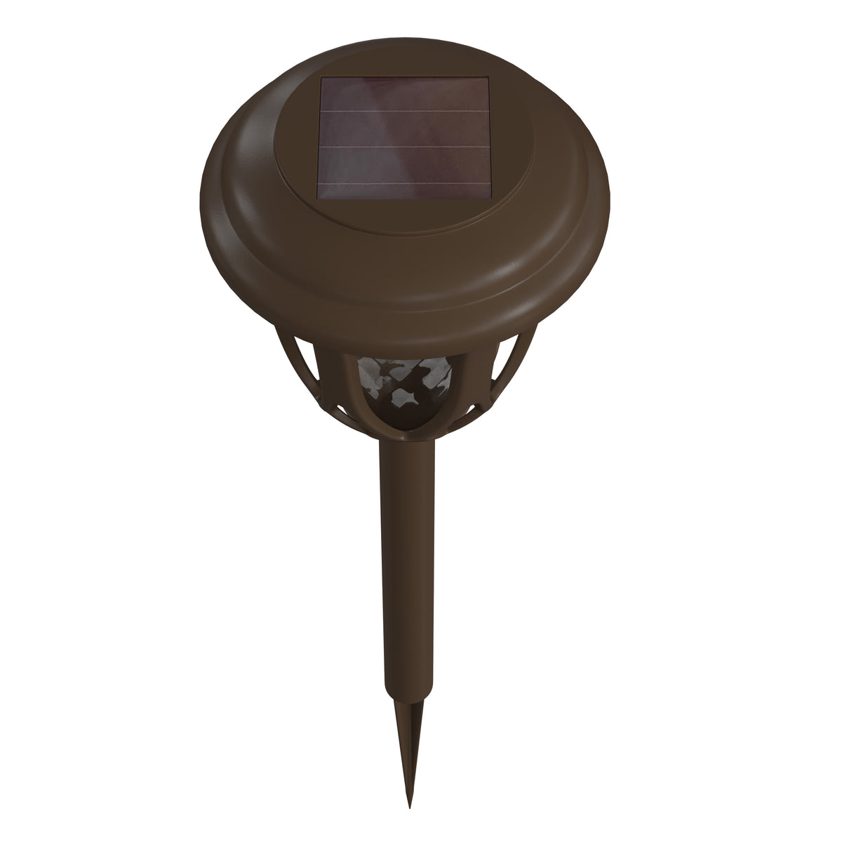 Brown |#| All-Weather Tulip Design Solar Powered LED Garden & Pathway Lights in Brown