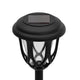 Black |#| All-Weather Tulip Design Solar Powered LED Garden & Pathway Lights in Black