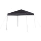 Black |#| 8'x8' Black Weather Resistant Easy Pop Up Slanted Leg Canopy Tent with Carry Bag