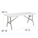 Blue |#| 8' x 8' Blue Pop Up Canopy Tent and 6 Ft. Bi-Fold Table with Carrying Handle