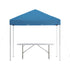 8'x8' Pop Up Event Canopy Tent with Carry Bag and 6-Foot Bi-Fold Folding Table with Carrying Handle - Tailgate Tent Set