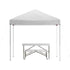 8'x8' Pop Up Event Canopy Tent with Carry Bag and Folding Bench Set - Portable Tailgate, Camping, Event Set