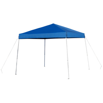8'x8' Weather Resistant Easy Pop Up Slanted Leg Canopy Tent with Carry Bag - View 1