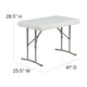 White |#| 8' x 8' White Pop Up Canopy with Carry Bag and Folding Table with Benches Set