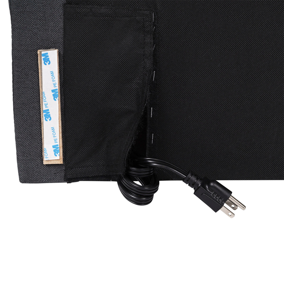 Gray Linen |#| Contoured Twin Headboard with 2 Power Outlets, 1 USB and 1 USB-C Port in Gray