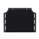 Gray Linen |#| Contoured Twin Headboard with 2 Power Outlets, 1 USB and 1 USB-C Port in Gray