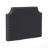 Adeline Contoured Headboard with 2 Power Outlets, 1 USB and 1 USB Type-C Port with Studded LeatherSoft Upholstery and Dual Hanging Options