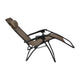 Brown |#| 2 Pack Adjustable Mesh Zero Gravity Lounge Chair with Cup Holder Tray - Brown