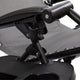 Gray |#| 2 Pack Adjustable Mesh Zero Gravity Lounge Chair with Cup Holder Tray - Gray