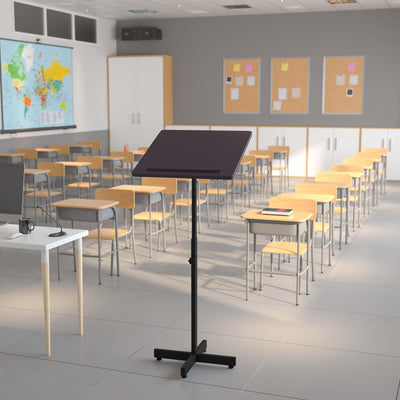Adjustable Height Metal Lectern - View 2