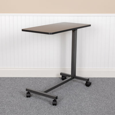 Adjustable Overbed Table with Wheels for Home and Hospital