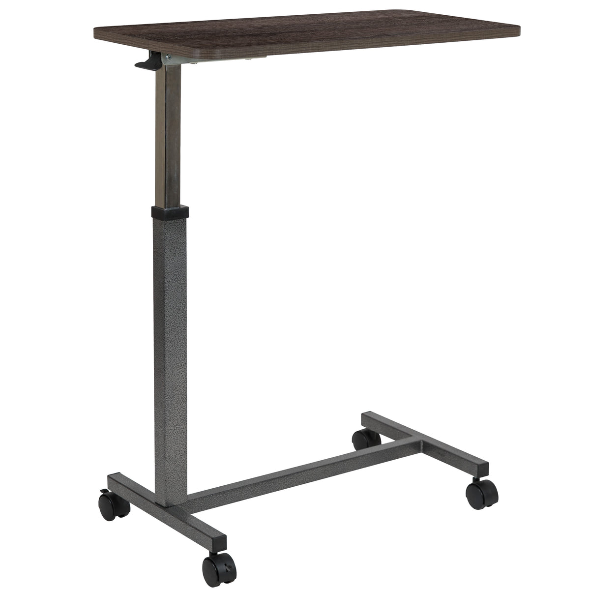 Adjustable Overbed Table with Wheels for Home and Hospital-Rolling Bedside Table