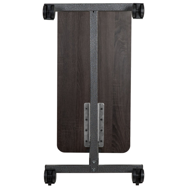 Adjustable Overbed Table with Wheels for Home and Hospital-Rolling Bedside Table