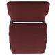 Maroon Fabric/Silver Vein Frame |#| 20.5inch Maroon Molded Foam Stacking Church Chair