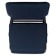 Cobalt Fabric/Black Frame |#| 20.5inch Cobalt Molded Foam Stacking Church Chair