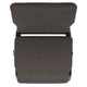 Fossil Fabric/Black Frame |#| 20.5inch Fossil Molded Foam Stacking Church Chair