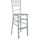 Silver |#| Silver Chiavari Bar Stools