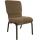Jute Fabric/Black Frame |#| Jute Church Chair 20.5 in. Wide