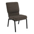 Fossil Fabric/Black Textured Frame |#| Fossil Church Chair 20.5 in. Wide