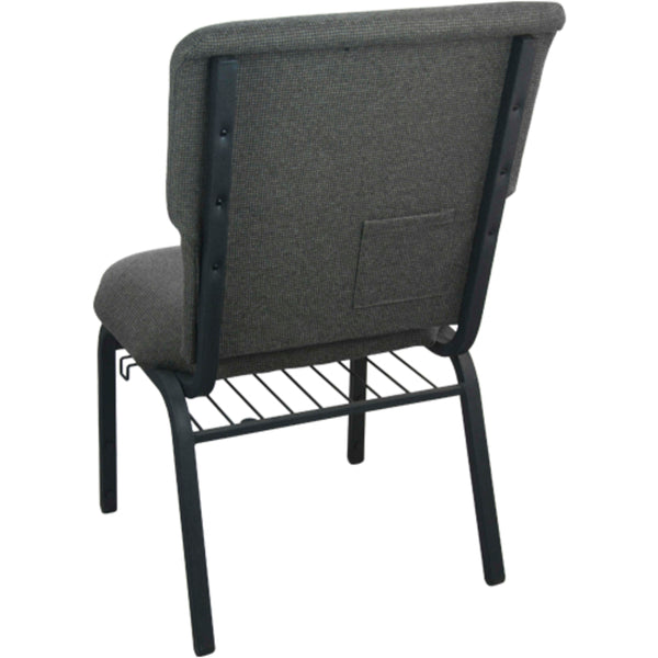 Fossil Fabric/Black Frame |#| Fossil Discount Church Chair - 21 in. Wide