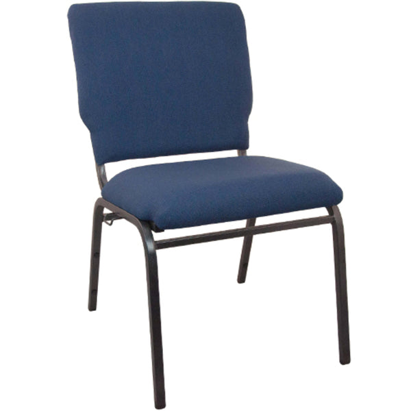 Maroon Fabric/Silver Vein Frame |#| Maroon Multipurpose Church Chairs - 18.5 in. Wide