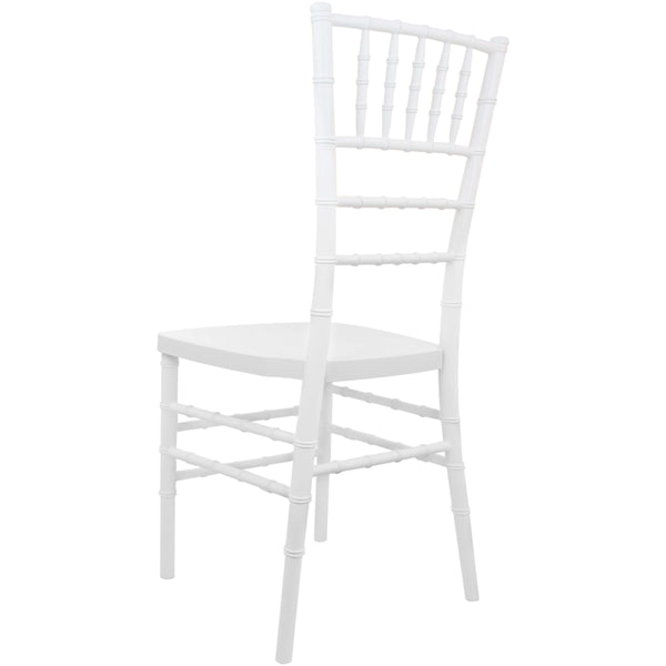 White |#| White Resin Chiavari Chair